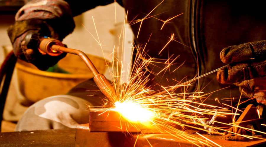 خط گازهای ناشی از جوشکاری