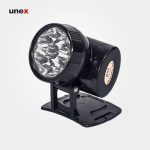 چراغ روی کلاه شارژی 9 LED رنگ مشکی