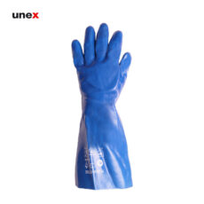 دستکش ضد حلال بلند پوشا 6 جفت رنگ آبی