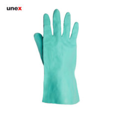 دستکش ضد حلال نیتریلی رنگ سبز