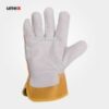 دستکش جوشکاری مهندسی BIO رنگ سفید زرد