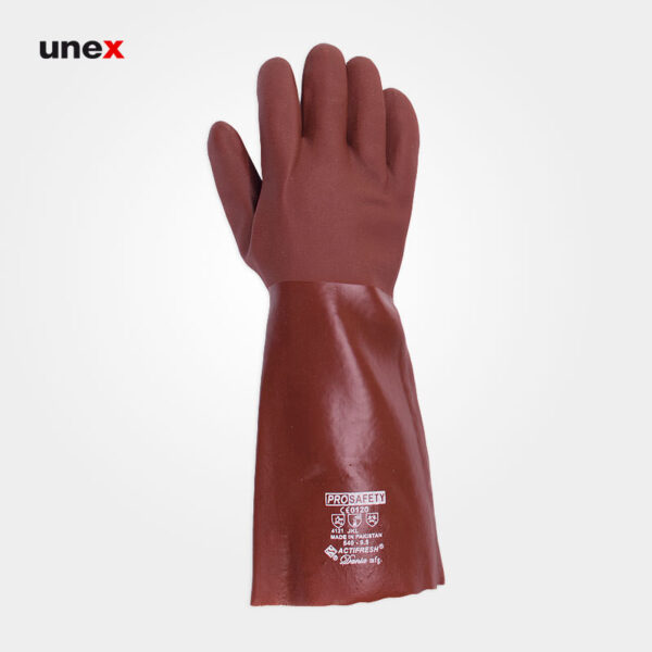 دستکش ضد اسید ACTIFRESH PROSAFETY رنگ قرمز