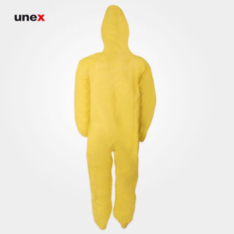 لباس شیمیایی یکسره تاکونی نیل پرن رنگ زرد