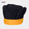کلاه پفکی سرآشپز یونکس رنگ مشکی زرد