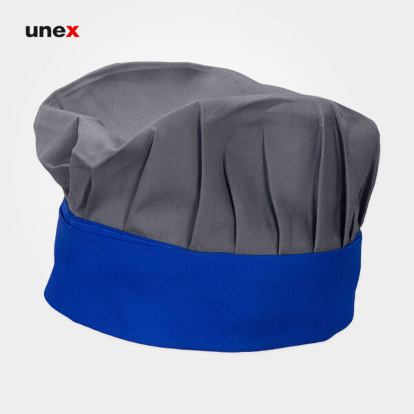 کلاه پفکی سرآشپز یونکس رنگ طوسی آبی