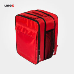 کیف کمک های اولیه چمدانی برزنتی دوقلو قرمز