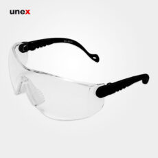 عینک ایمنی اپتیک مدل WA300A رنگ سفید 10 عددی