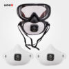 عینک ماسک گاگل COMBO FMP2، جی اس پی - JSP، ماسک های نیم صورت، مشکی