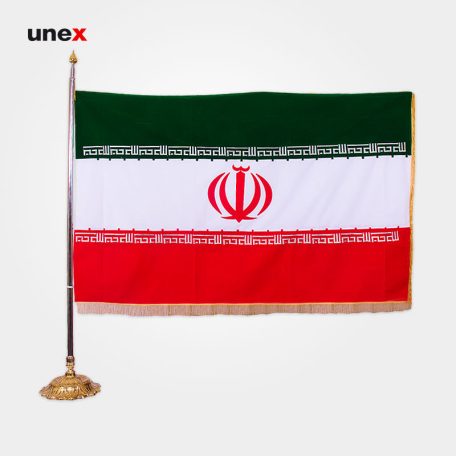 پرچم بلند گلدوزی ایران ۱/۵ در ۹۰سانتی متر