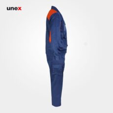لباس کار یونکس مهندسی ست ورک آبی کاربنی نارنجی